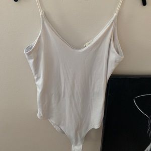 boutique white cami body suit